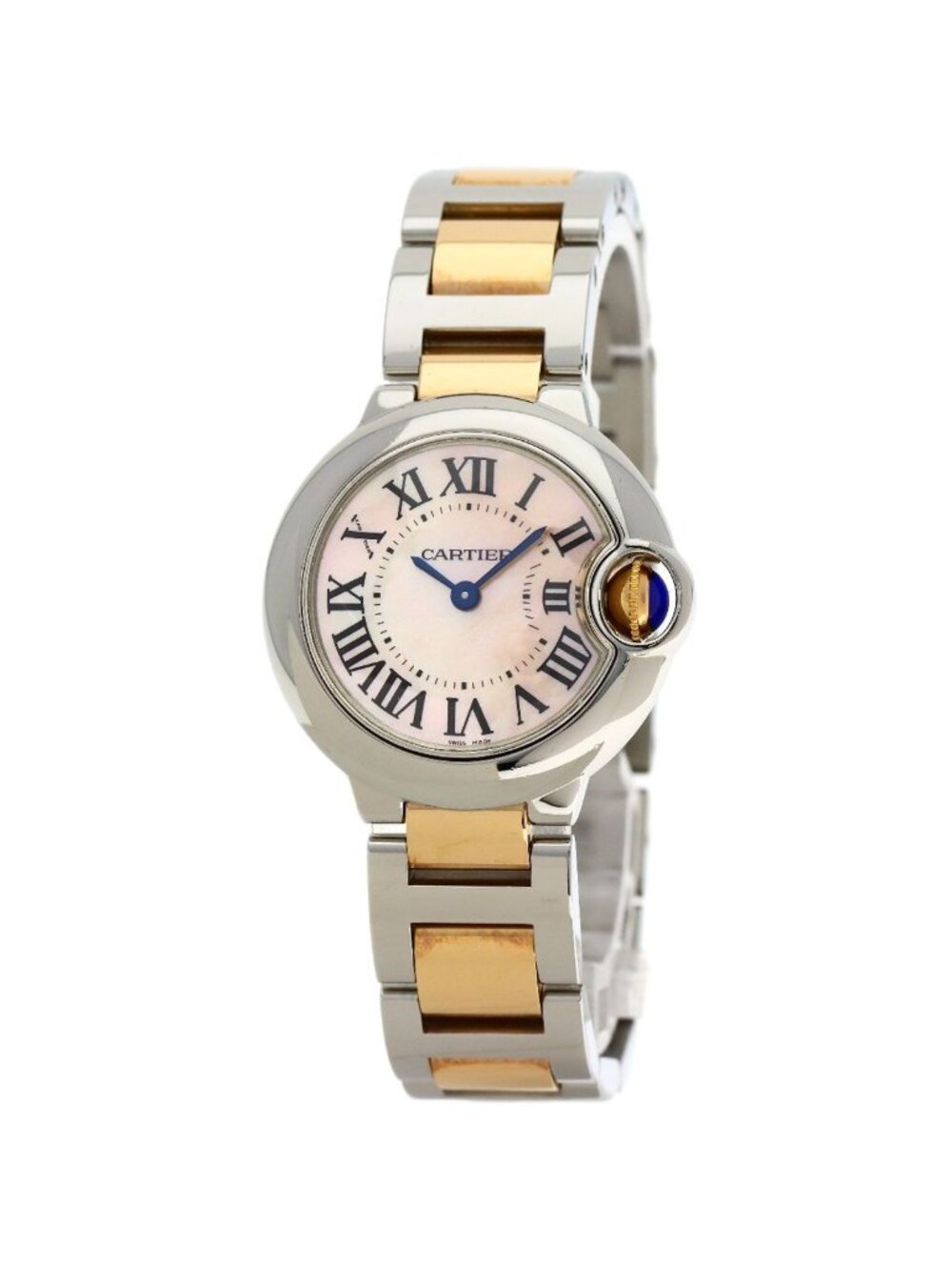 Cartier Ballon Bleu SM 28 Watch SS Pink Gold